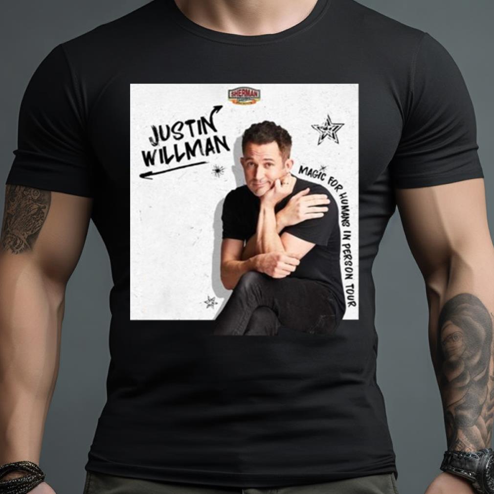 Justin Willman Magic For Humans In Person Tour Saturday August 12 2023 Shirt