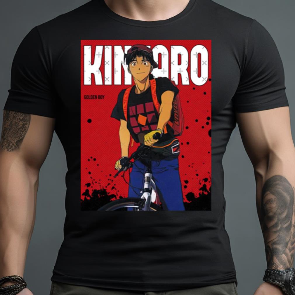 Kintaro Oe Red Comic Design Golden Boy Shirt - Hersmiles