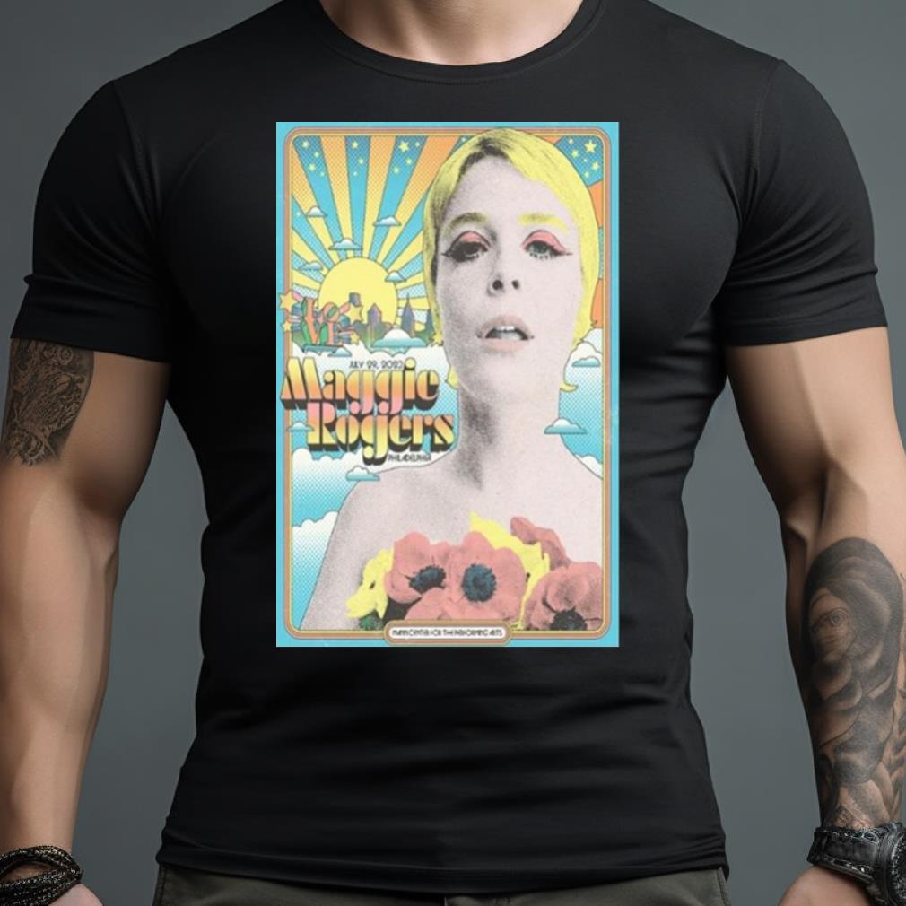 Maggie Rogers 29 July Event Philadelphia 2023 Poster Shirt