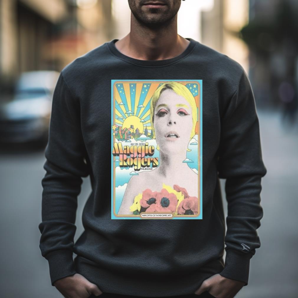 Maggie Rogers 29 July Event Philadelphia 2023 Poster Shirt