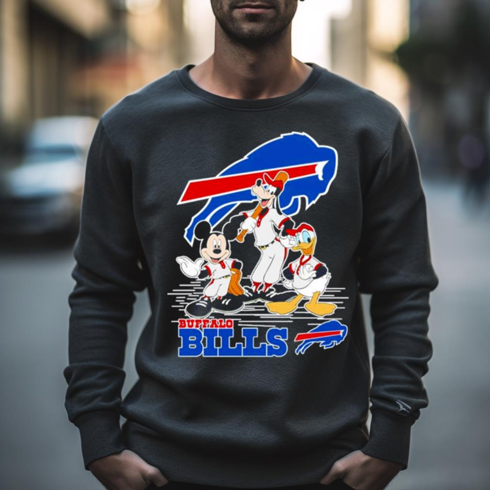 Mickey Mouse Cartoon Characters Buffalo Bills Baseball 2023 Shirt