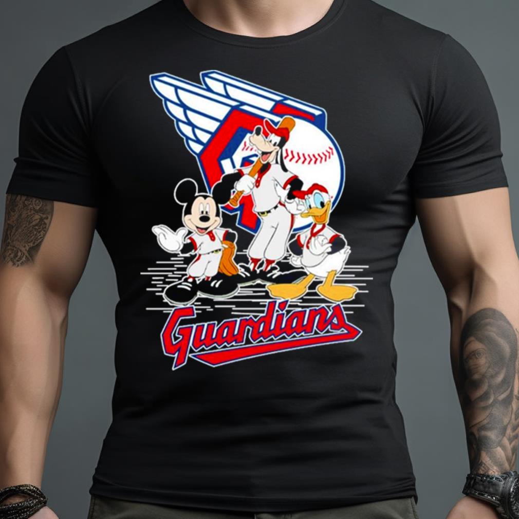Mickey Mouse Cartoon Characters Cleveland Guardians Baseball 2023 Shirt