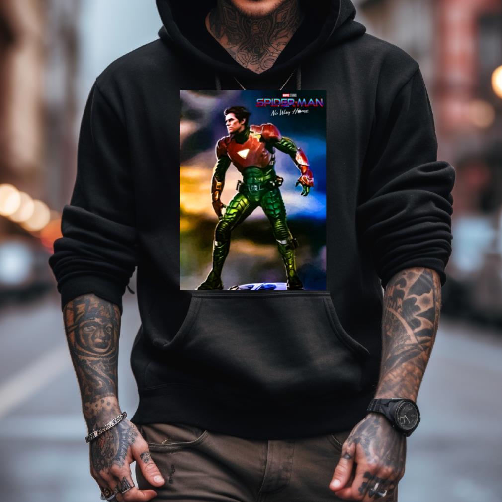 New Spider Man No Way Home Concept Art Green Goblin Wearing Iron Man Mark 6 T Shirt New Spider Man No Way Home Concept Art Green Goblin Wearing Iron Man Mark 6 T Shirt