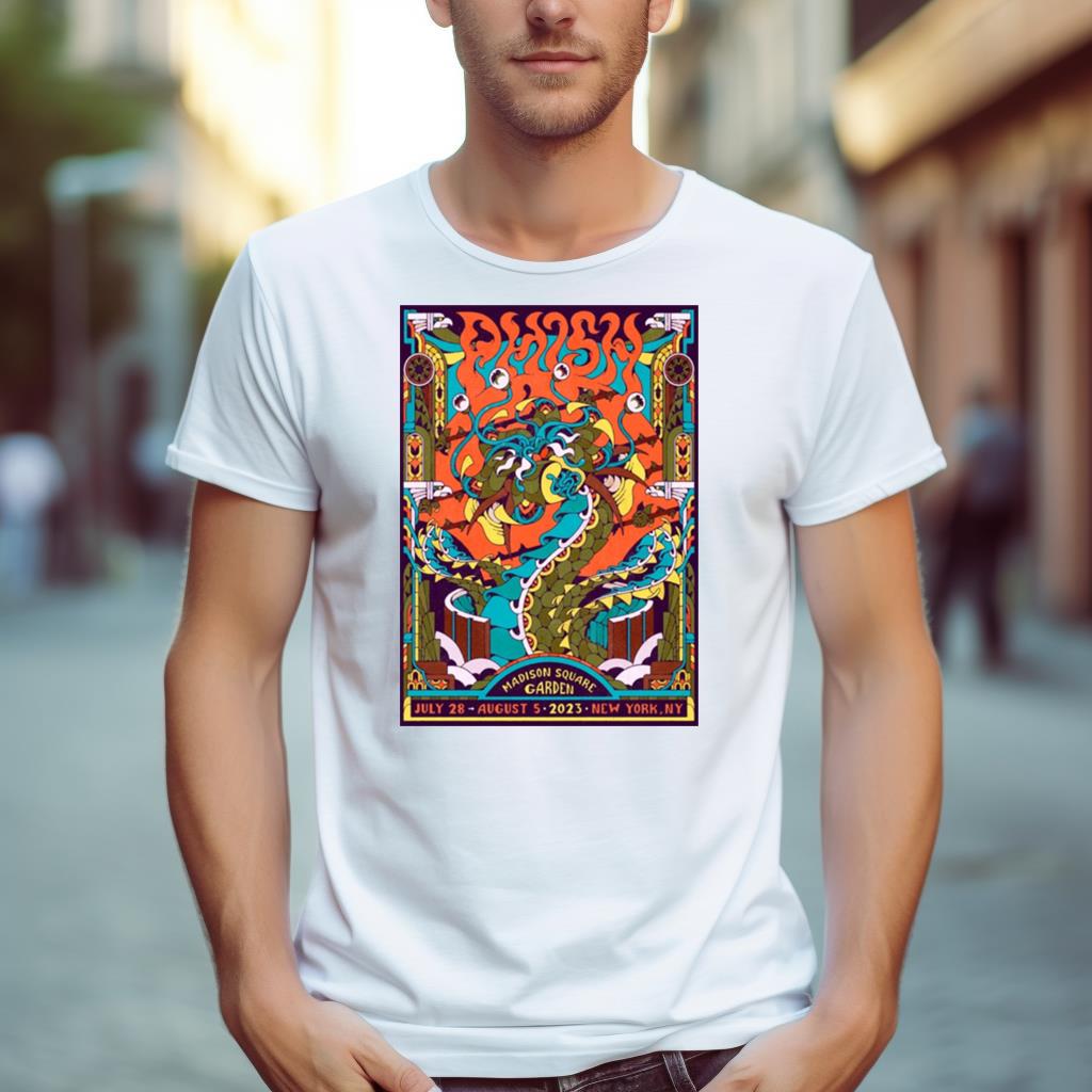 Phish New York Ny Tour 2023 Art Poster Design T Shirt