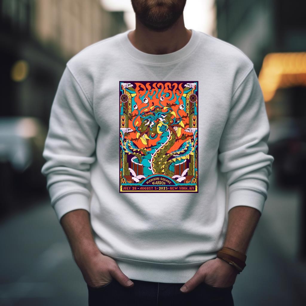 Phish New York Ny Tour 2023 Art Poster Design T Shirt