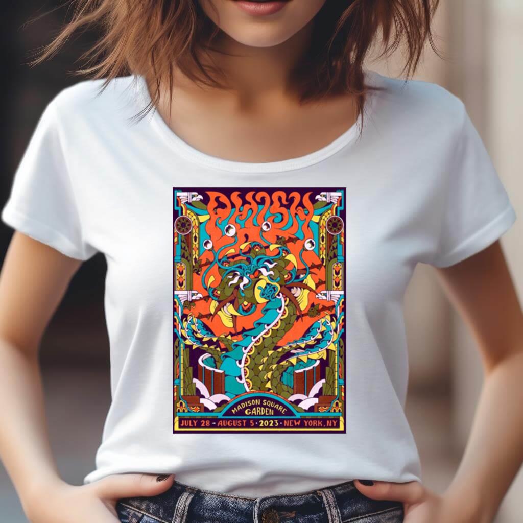 Phish New York Ny Tour 2023 Art Poster Design T Shirt Phish New York Ny Tour 2023 Art Poster Design T Shirt