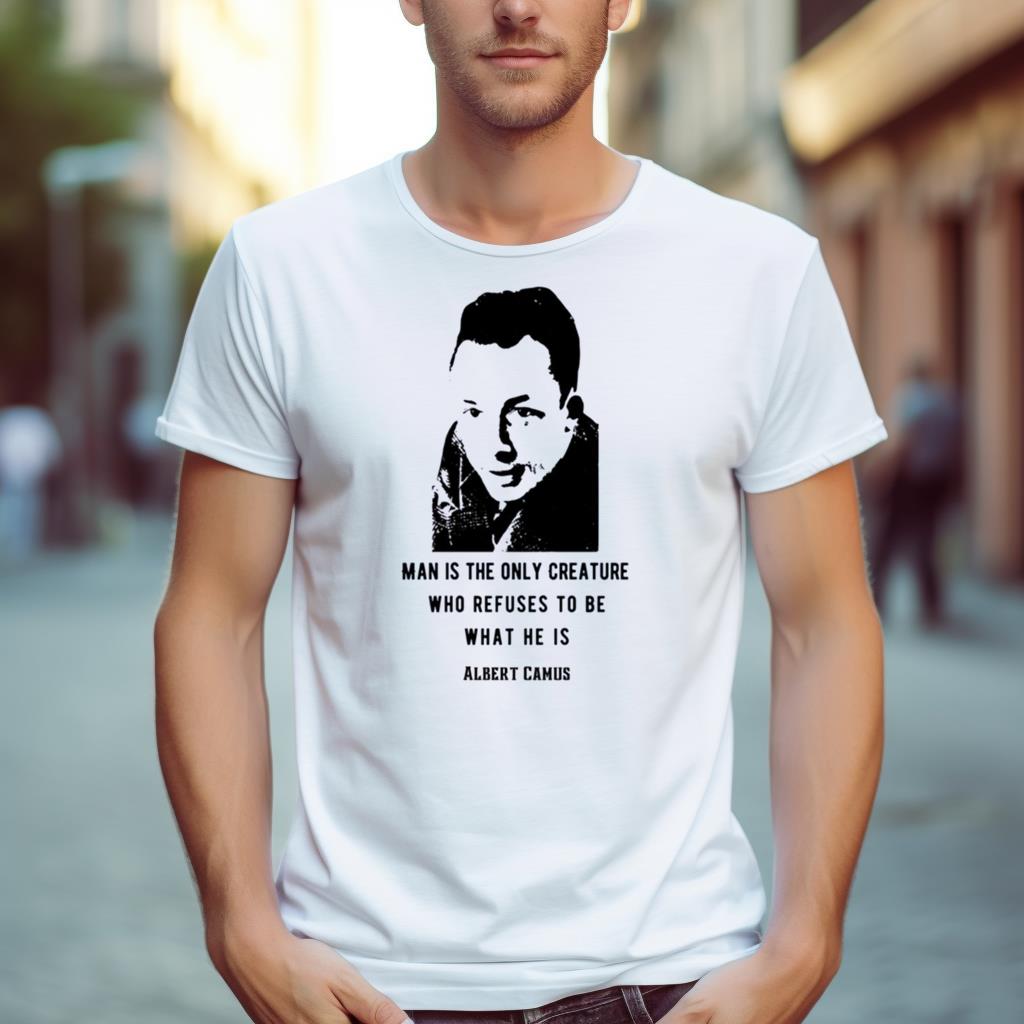 Quote Black Art Albert Camus Shirt