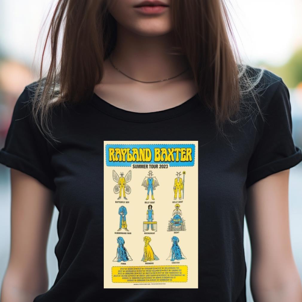 Rayland Baxter Summer 2023 Poster Shirt Rayland Baxter Summer 2023 Poster Shirt
