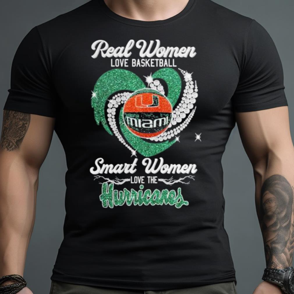 Real Women Love Basketball Smart Women Love The Hurricanes 2023 Shirt