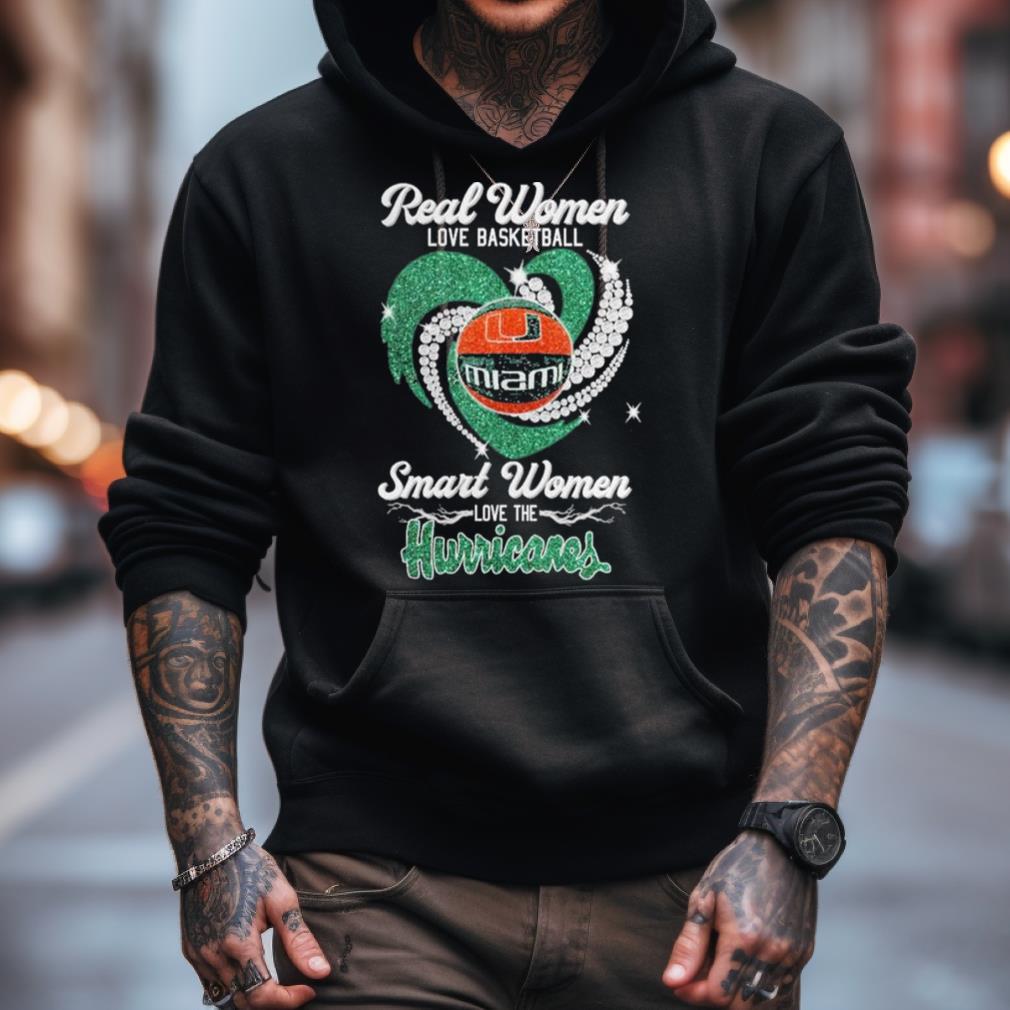 Real Women Love Basketball Smart Women Love The Hurricanes 2023 Shirt Real Women Love Basketball Smart Women Love The Hurricanes 2023 Shirt