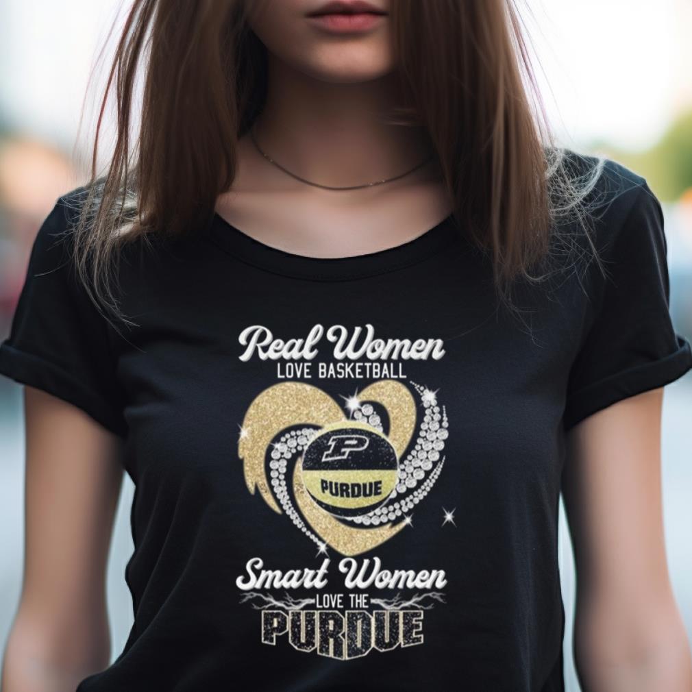 Real Women Love Basketball Smart Women Love The Purdue Boilermakers Heart Diamond 2023 Shirt Real Women Love Basketball Smart Women Love The Purdue Boilermakers Heart Diamond 2023 Shirt