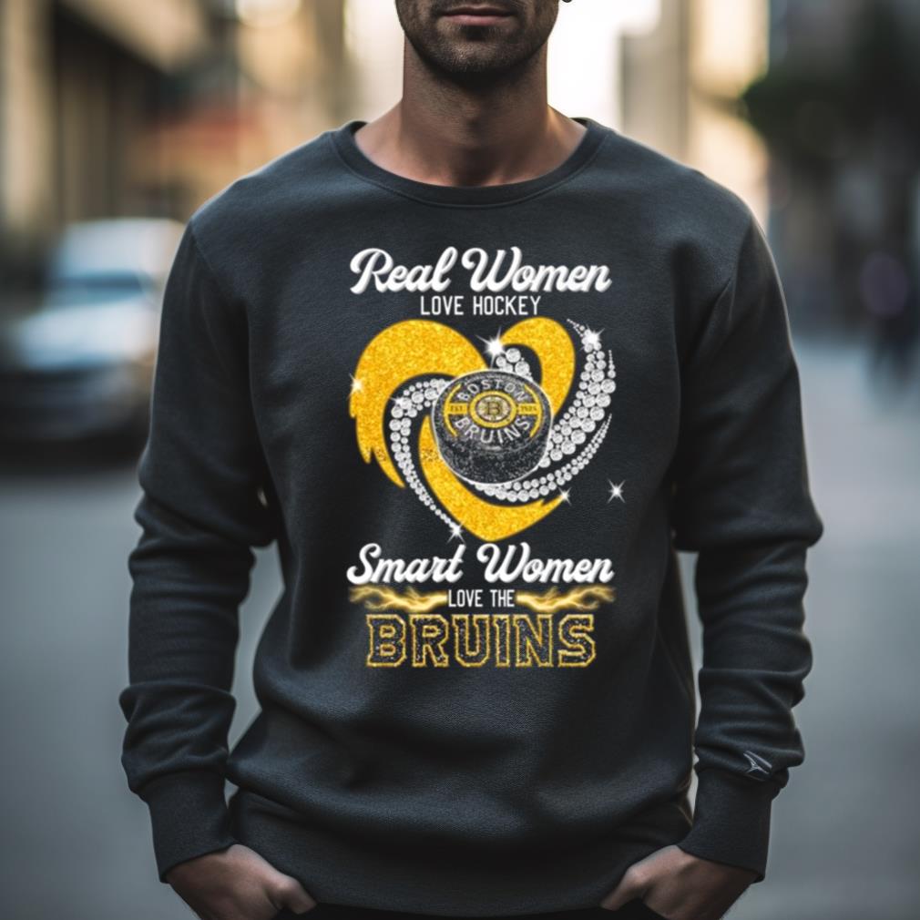 Real Women Love Hockey Smart Women Love The Boston Bruins Girl Vintage Shirt,  hoodie, sweater, long sleeve and tank top
