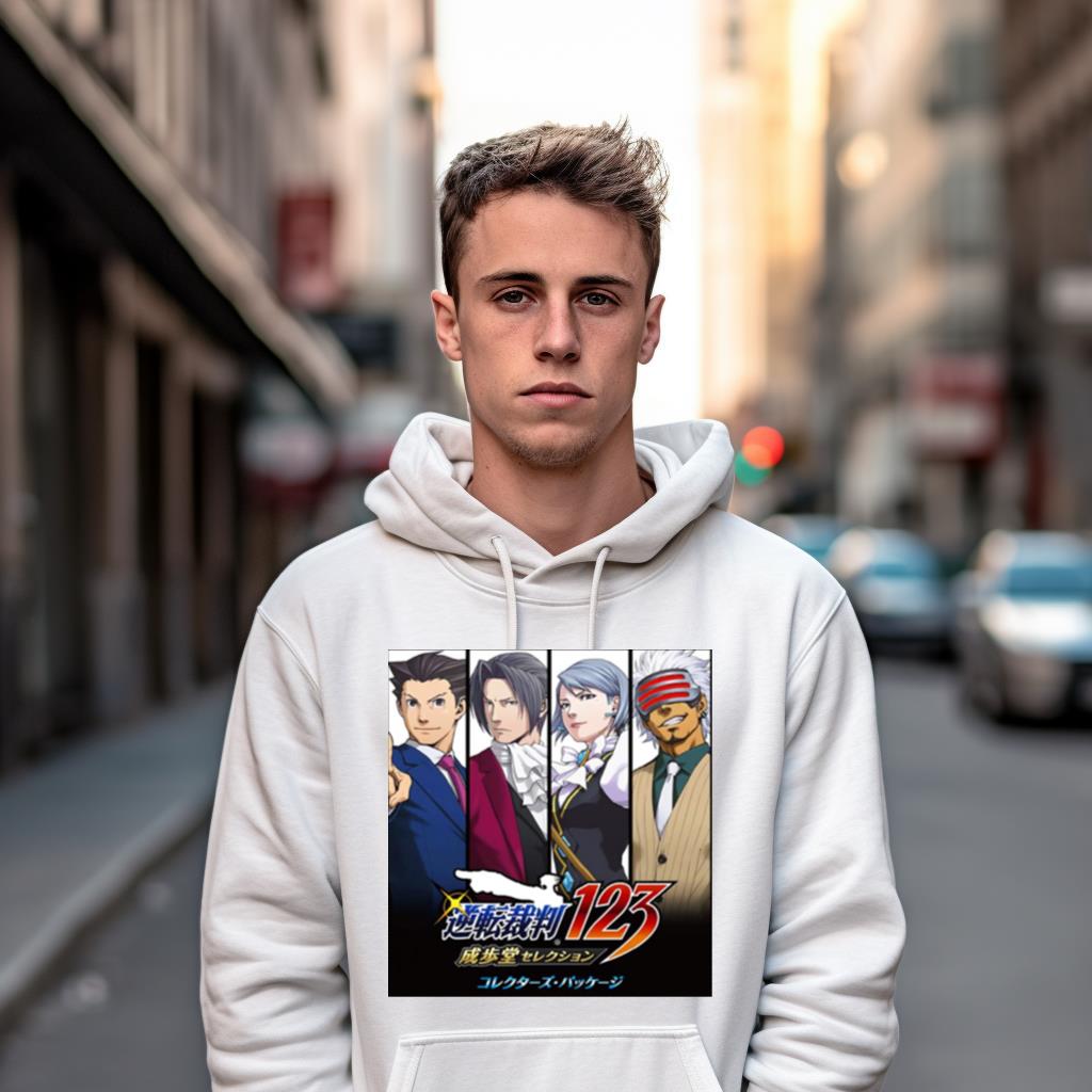 Retro Attorney Vintage Trilogy Miles Edgeworth Ace Shirt Retro Attorney Vintage Trilogy Miles Edgeworth Ace Shirt