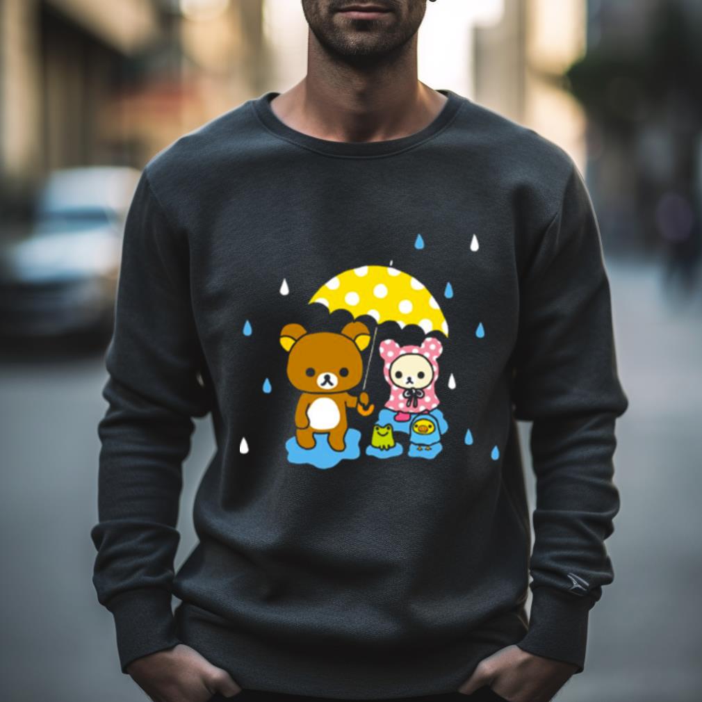 Rilakkuma And Korilakkuma In The Rain Shirt