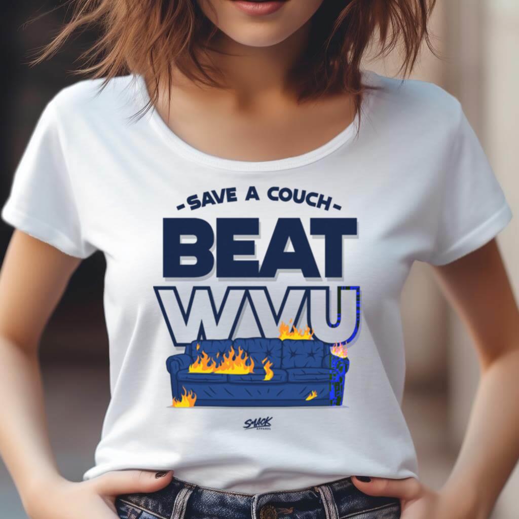 Save A Couch Beat Wvu Shirt