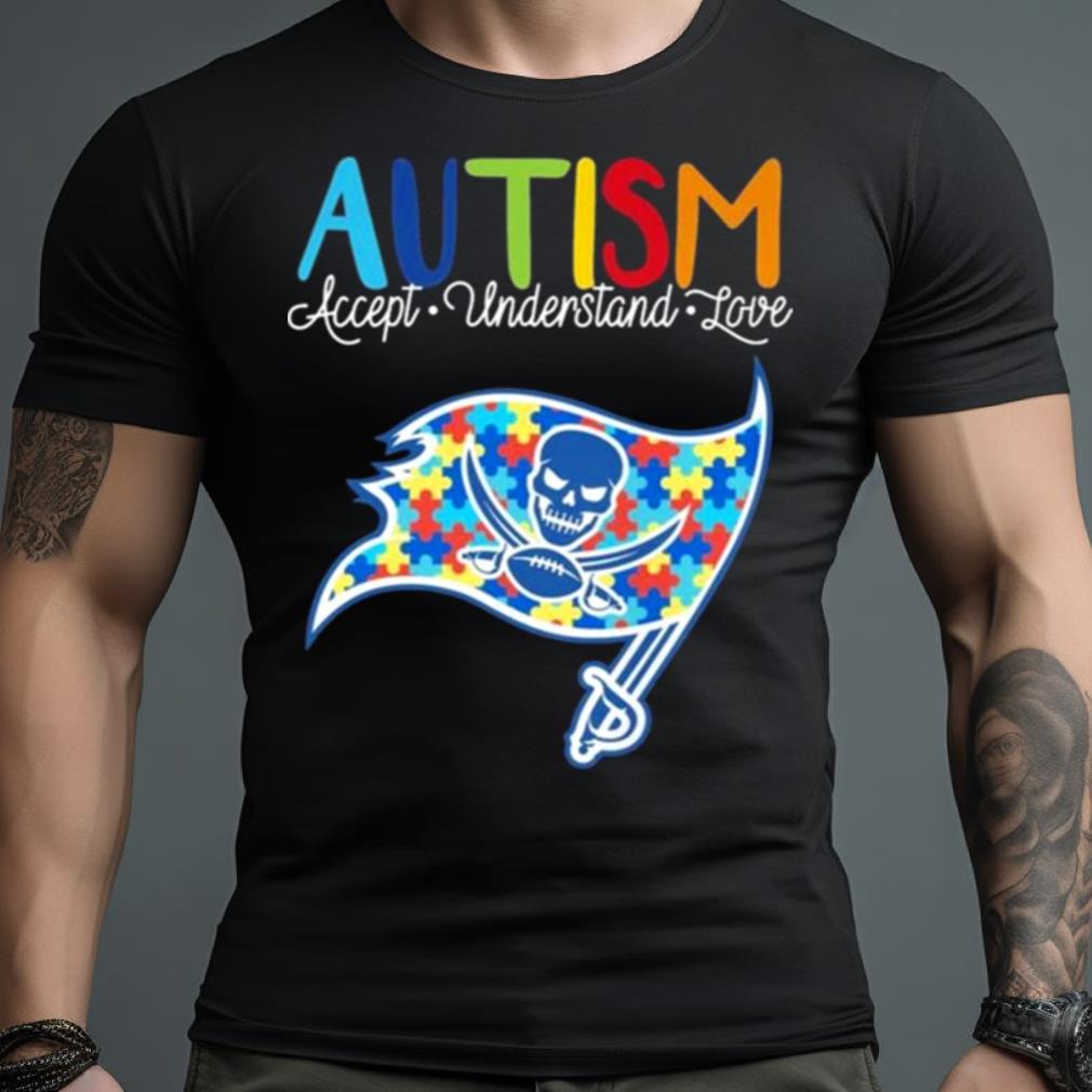 Tampa Bay Buccaneers Autism Accept Understand Love 2023 Shirt