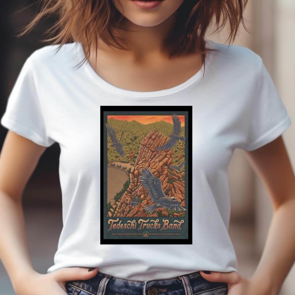 Tedeschi Trucks Band July 29 2023 Red Rocks Tour Shirt Tedeschi Trucks Band July 29 2023 Red Rocks Tour Shirt