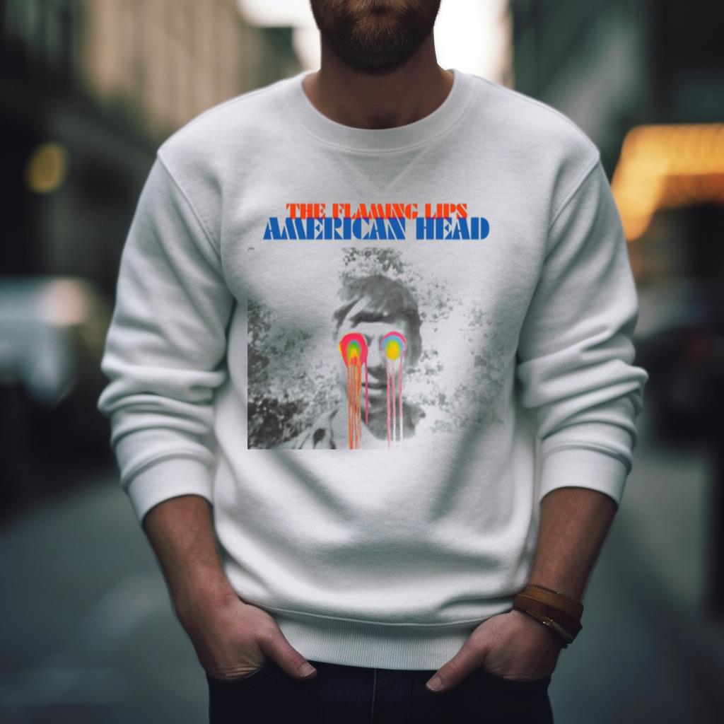 Tfl American Head Halftone The Flaming Lips Shirt