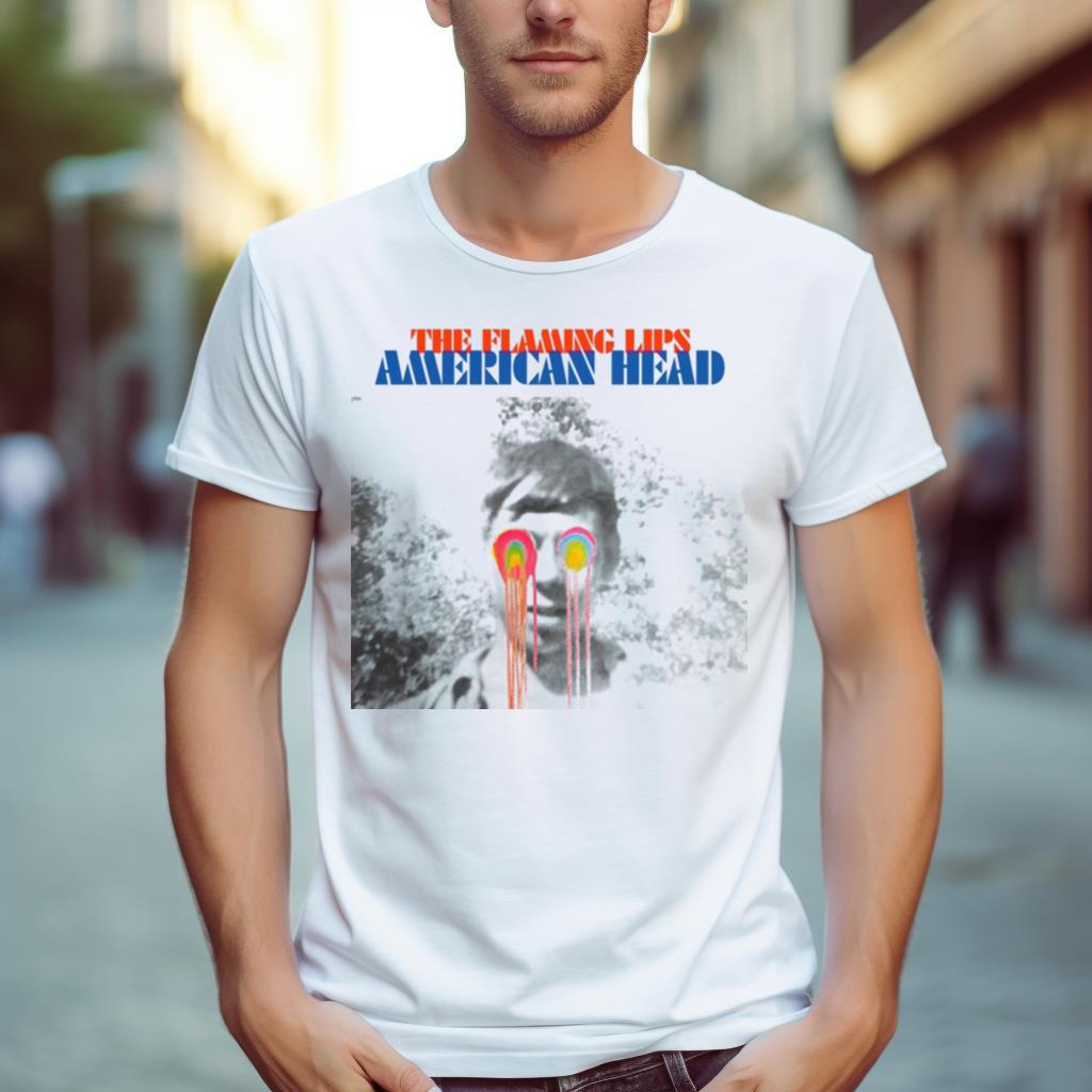 Tfl American Head Halftone The Flaming Lips Shirt