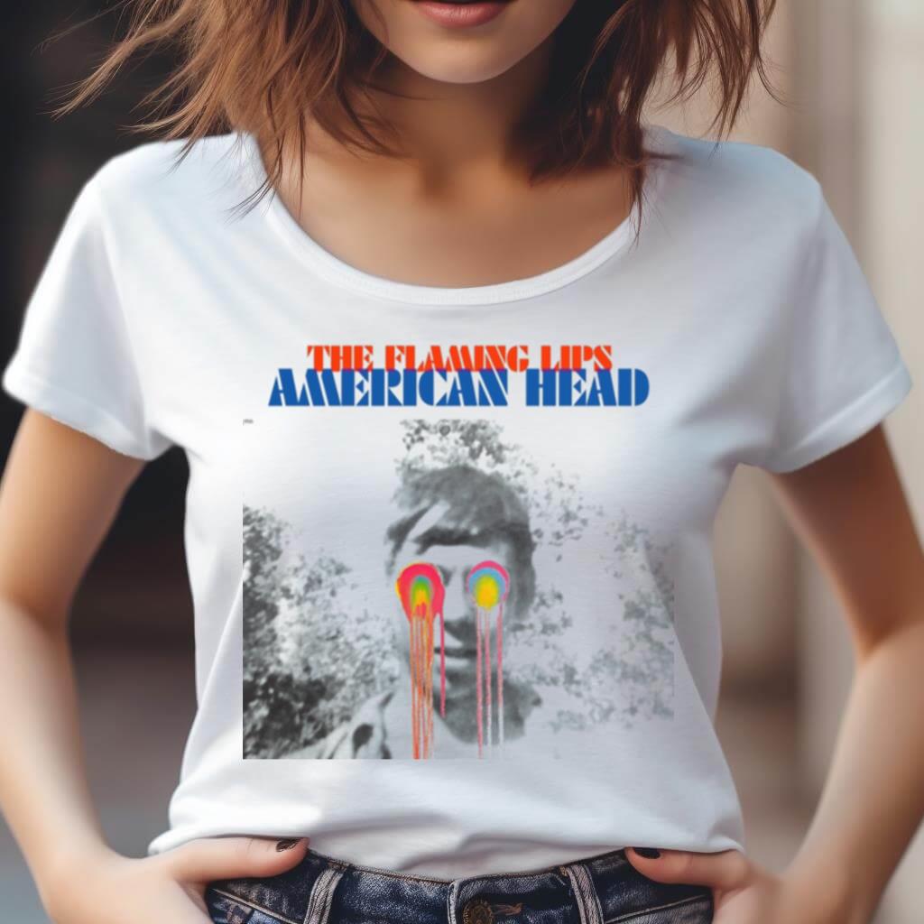 Tfl American Head Halftone The Flaming Lips Shirt Tfl American Head Halftone The Flaming Lips Shirt