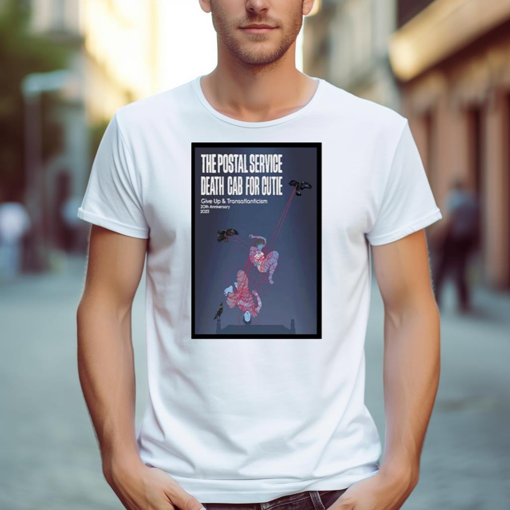 The Postal Service Death Cab For Cutie Celebrate The 20Th Anniversaries 2023 Poster Shirt