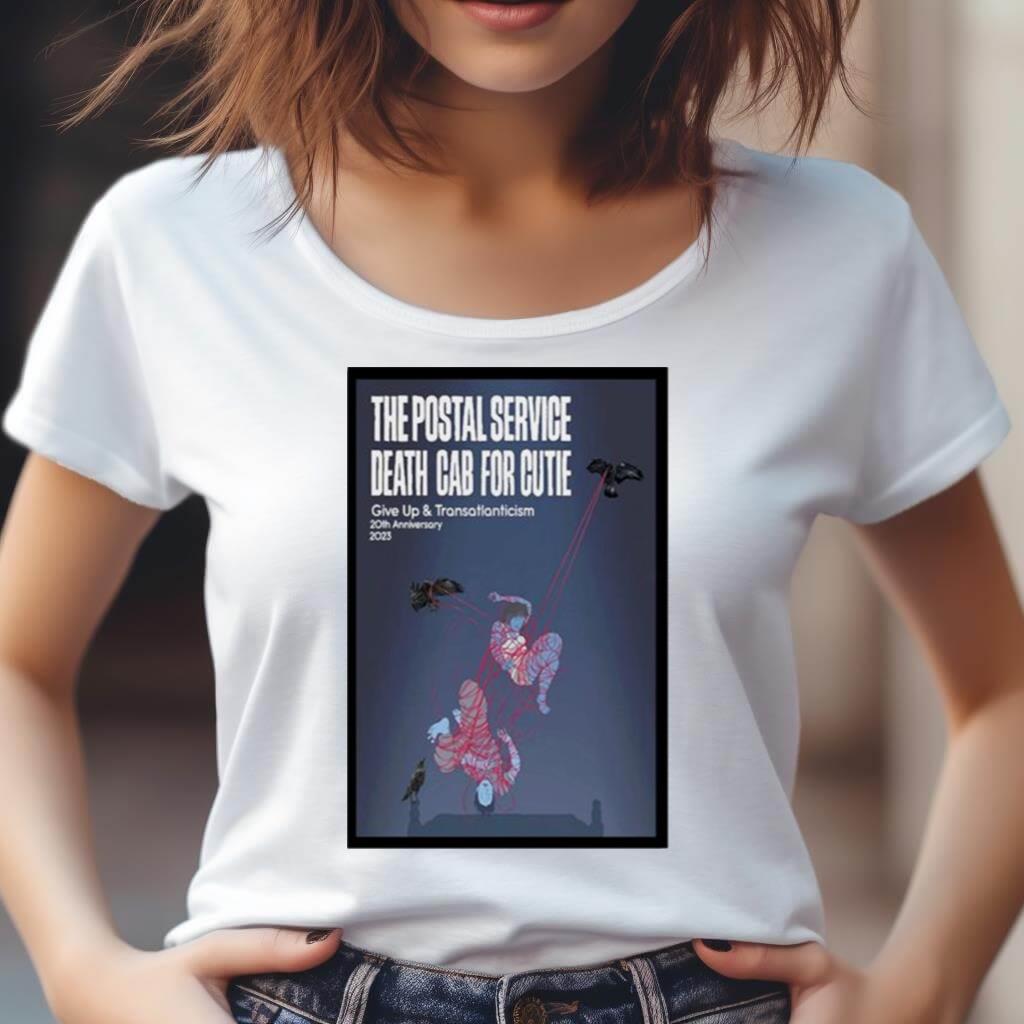 The Postal Service Death Cab For Cutie Celebrate The 20Th Anniversaries 2023 Poster Shirt The Postal Service Death Cab For Cutie Celebrate The 20Th Anniversaries 2023 Poster Shirt
