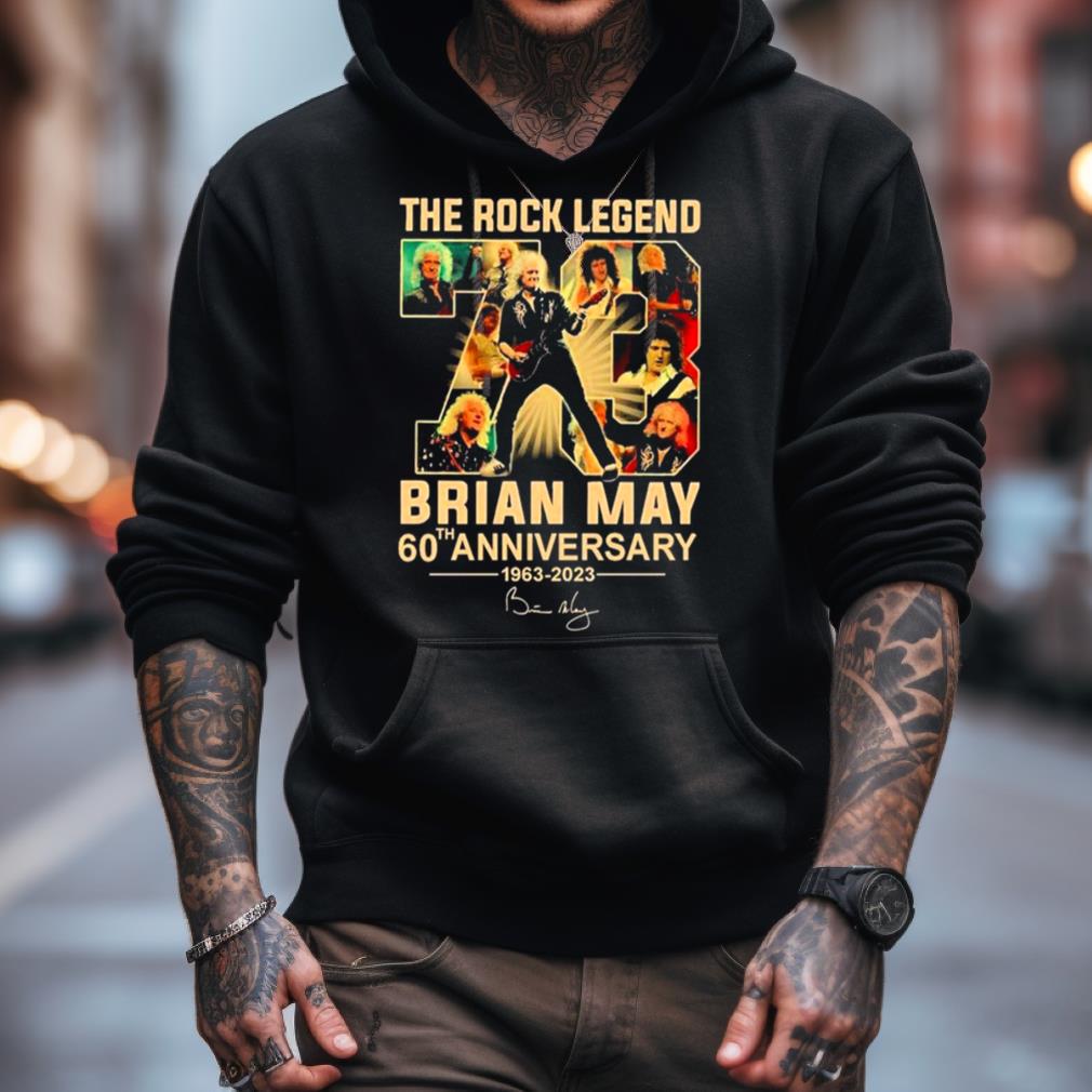 The Rock Legend 73 Brian May 60Th Anniversary Shirt The Rock Legend 73 Brian May 60Th Anniversary Shirt