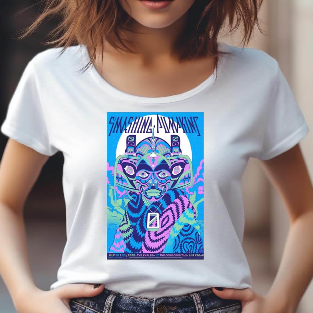 The Smashing Pumpkins The Chelsea At The Cosmopolitan Las Vegas Nv July 28 And 30 2023 Art Poster Design T Shirt The Smashing Pumpkins The Chelsea At The Cosmopolitan Las Vegas Nv July 28 And 30 2023 Art Poster Design T Shirt