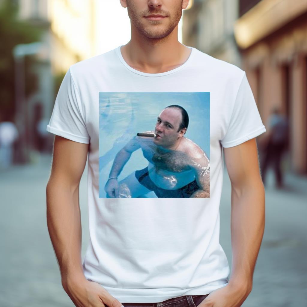 Tony Soprano Poolside Cigar Shirt
