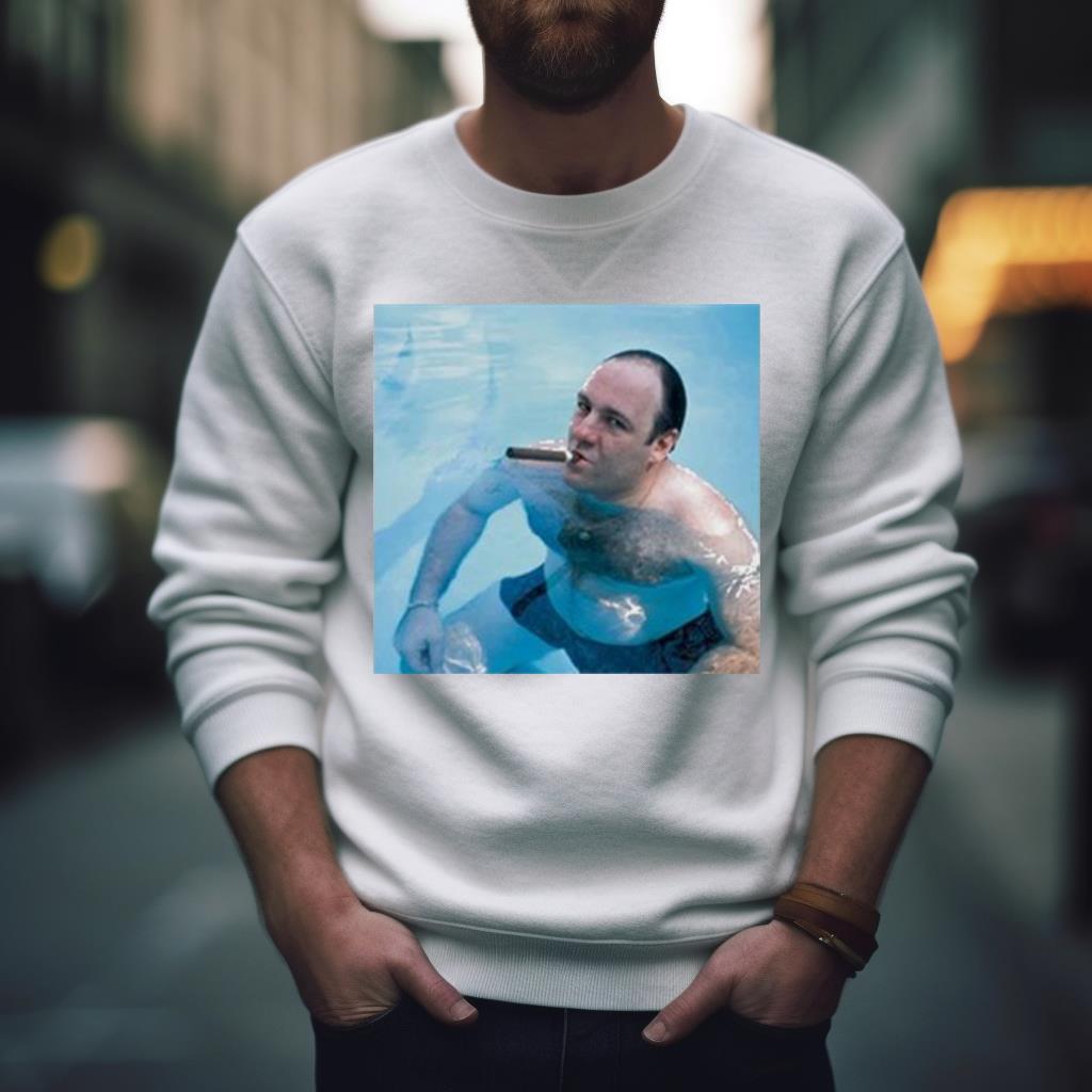 Tony Soprano Poolside Cigar Shirt Tony Soprano Poolside Cigar Shirt