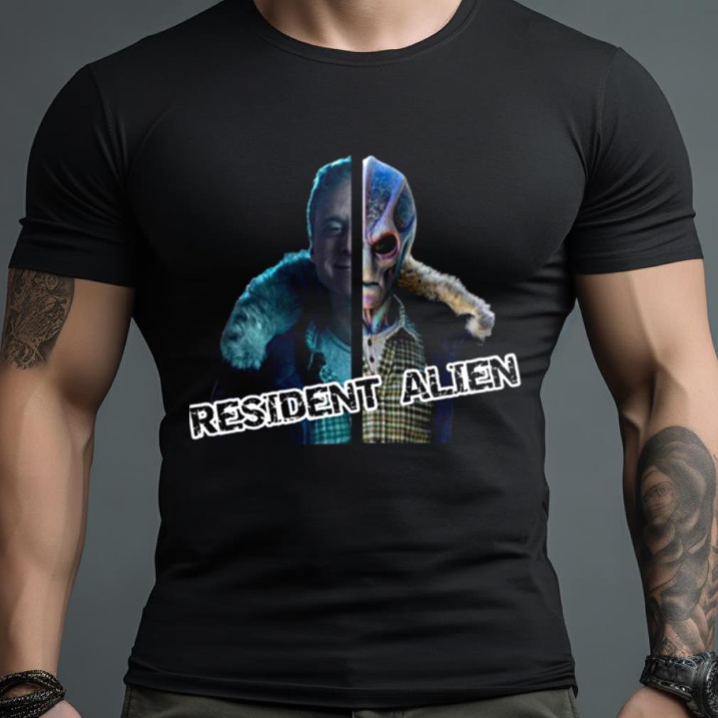 Under The Mask Resident Alien T Shirt