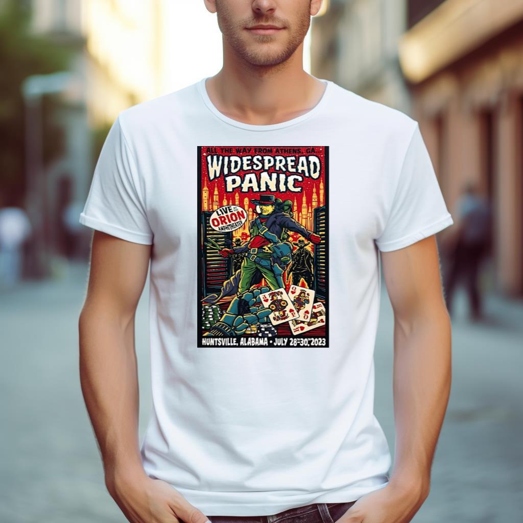 Widespread Panic 2023 Tour Huntsville Al Art Poster Design T Shirt