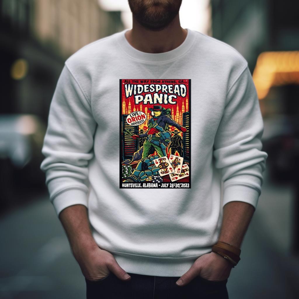 Widespread Panic 2023 Tour Huntsville Al Art Poster Design T Shirt