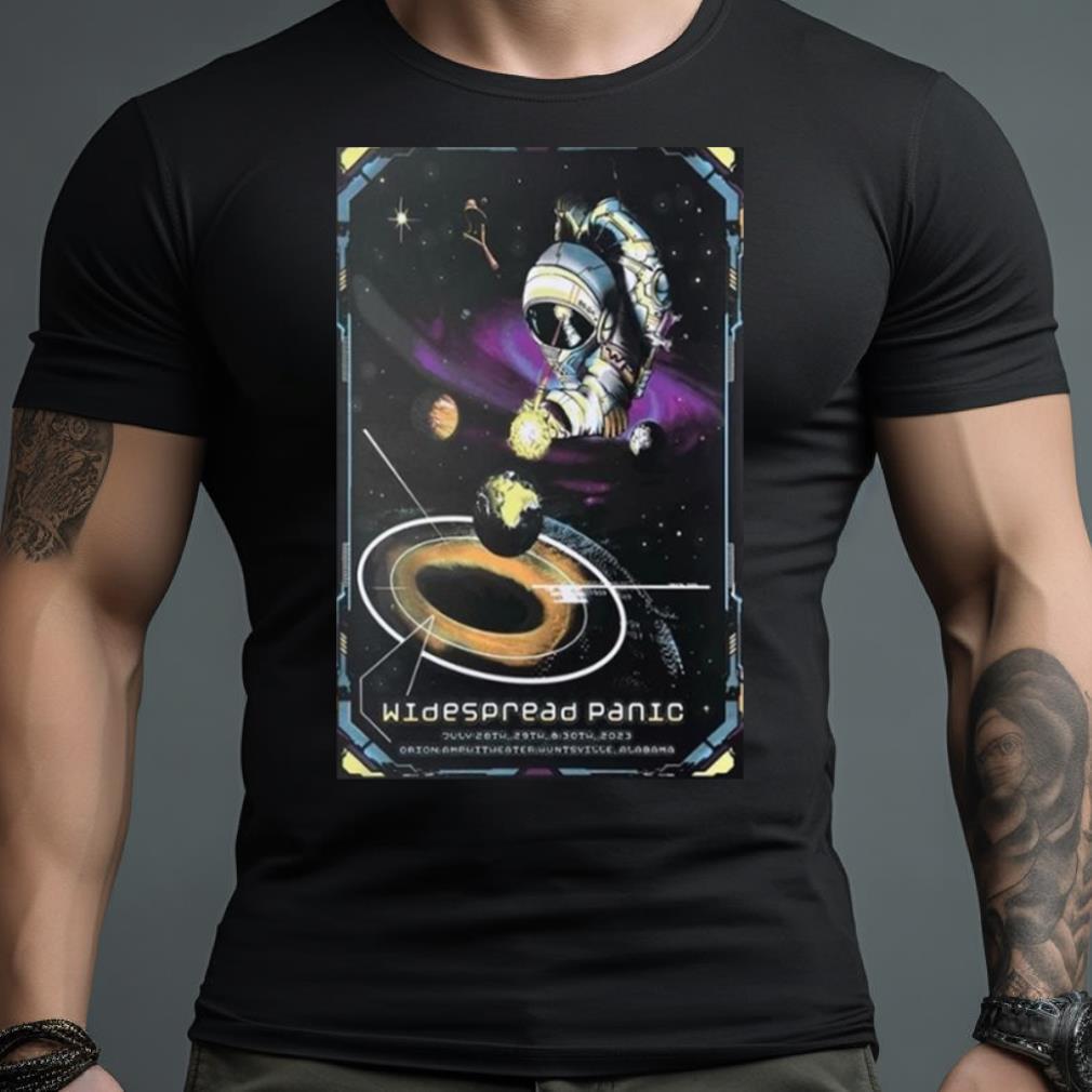 Widespread Panic Huntsville, Alabama July 28 & 29 & 30 2023 Poster Shirt