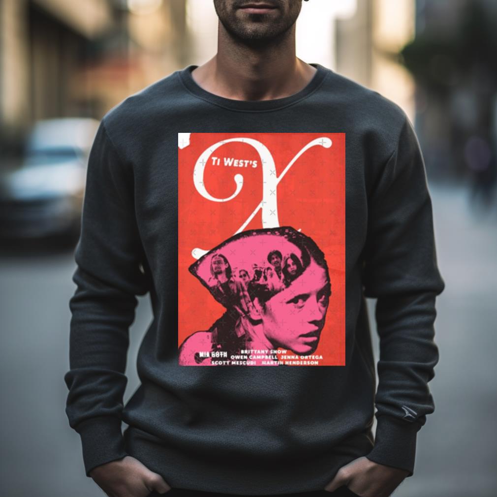 X Womens Movie Mia Goth Pearl Shirt