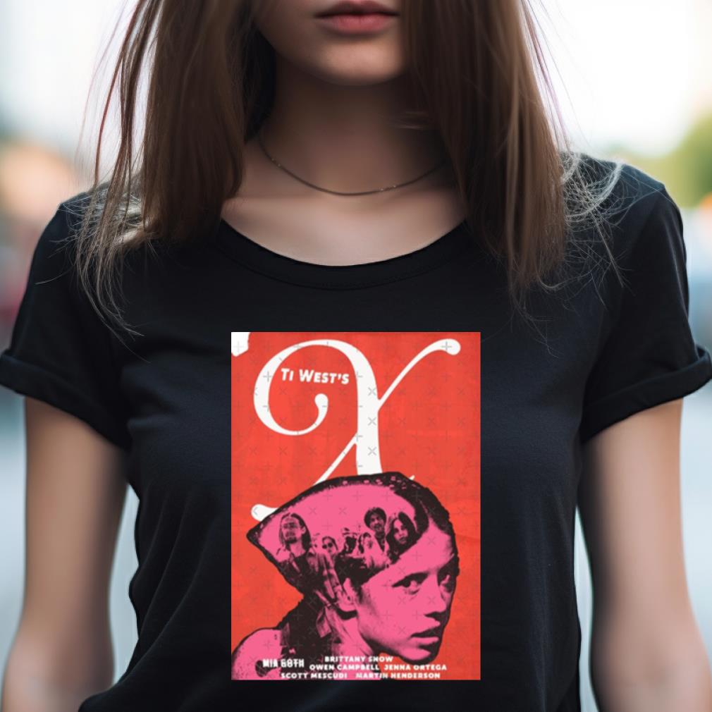 X Womens Movie Mia Goth Pearl Shirt X Womens Movie Mia Goth Pearl Shirt