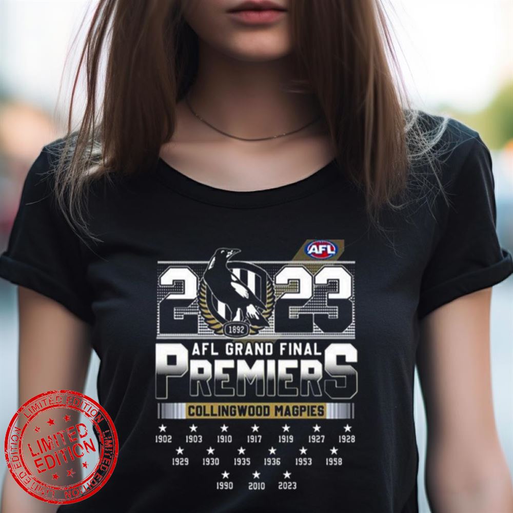 2023 Afl Grand Final Premiers Collingwood Magpies 1902 - 2023 Shirt 2023 Afl Grand Final Premiers Collingwood Magpies 1902 - 2023 Shirt
