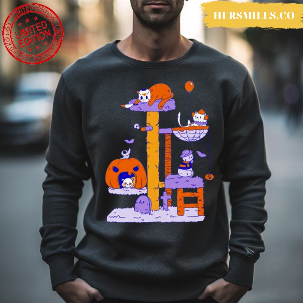Cat Cosplay Horror Movies Shirt
