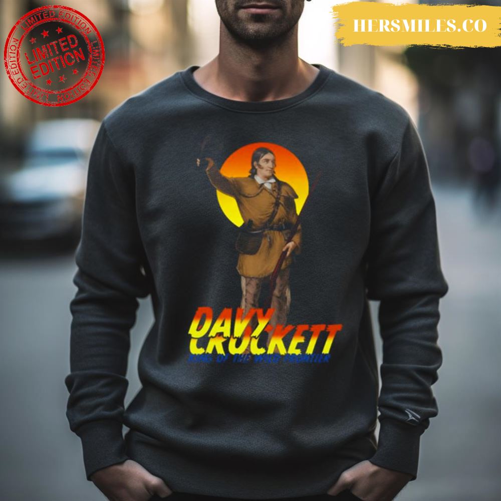 Colonel Davy Crockett Vintage Character Art King Of The Wild Frontier Shirt