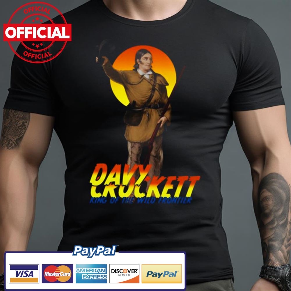 Colonel Davy Crockett Vintage Character Art King Of The Wild Frontier Shirt
