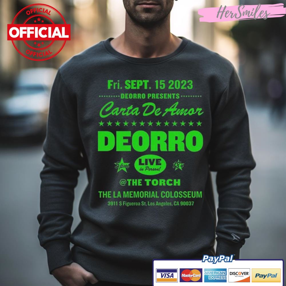 Deorro Presents Carta De Amor Shirt