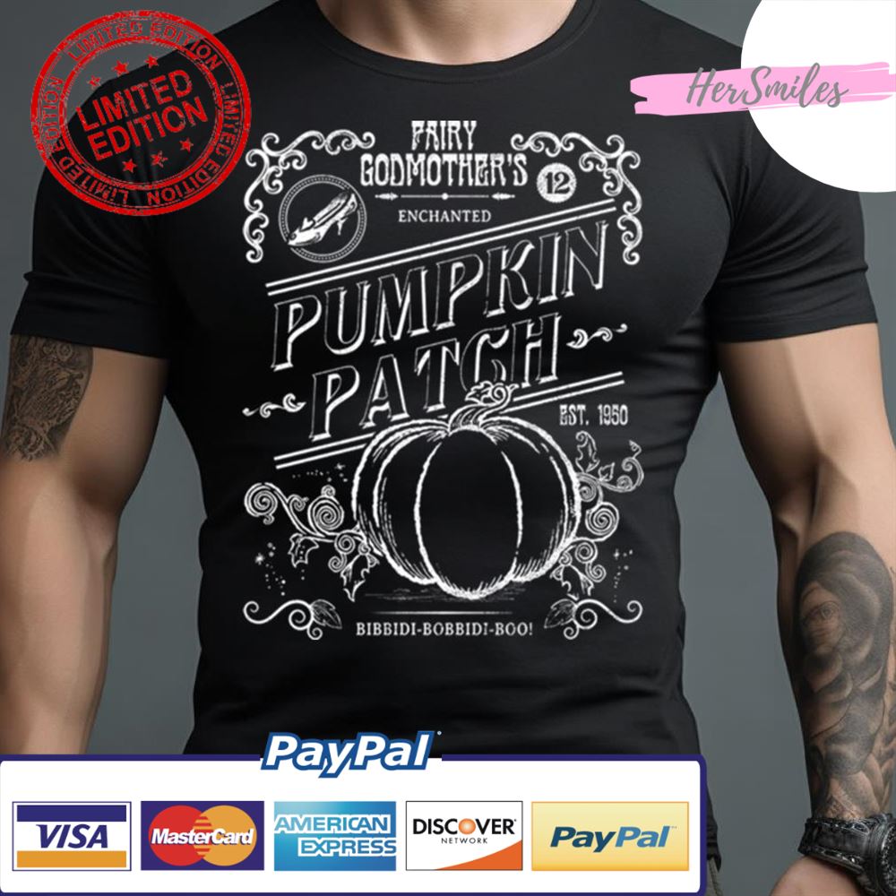 Fairy Godmother’S Enchanted Pumpkin Patch Bibbidi Bobbidi Boo Shirt