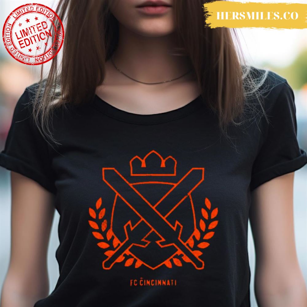 Fc Cincinnati Sword Crown And Branches Fan Gifts Shirt Fc Cincinnati Sword Crown And Branches Fan Gifts Shirt