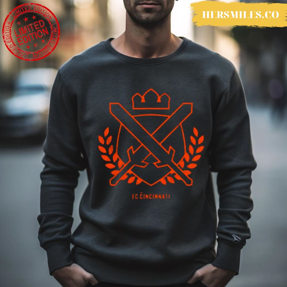 Fc Cincinnati Sword Crown And Branches Fan Gifts Shirt