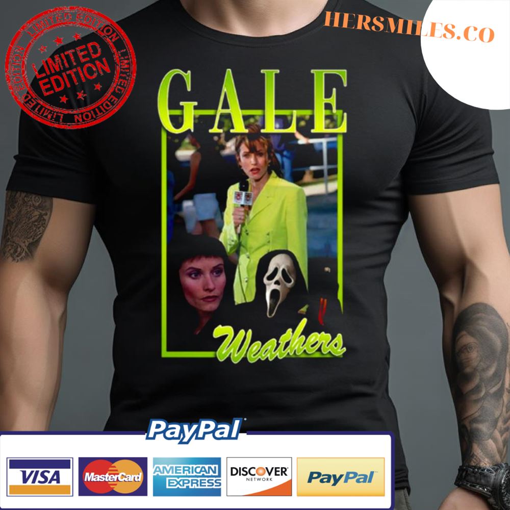Gale Weathers Scream Lime Green Tribute Shirt