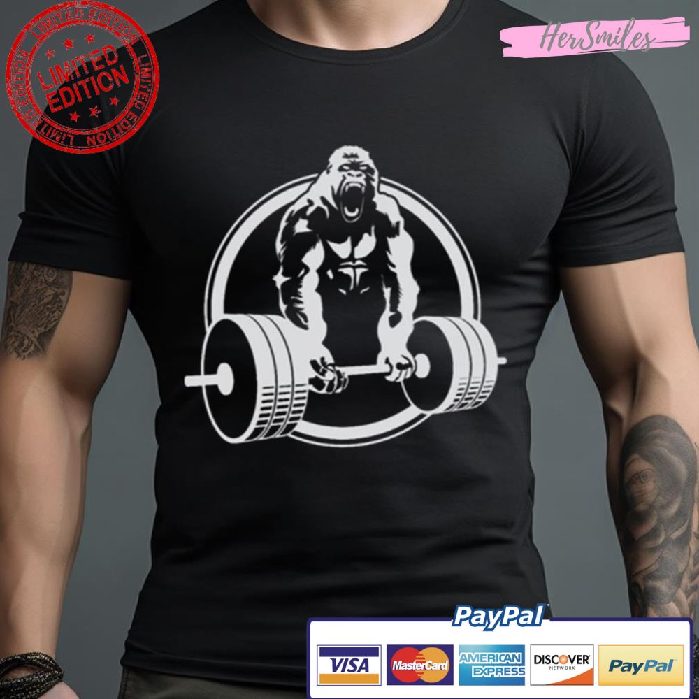 Gorilla Lifting Fitness Gym Tee Shirt