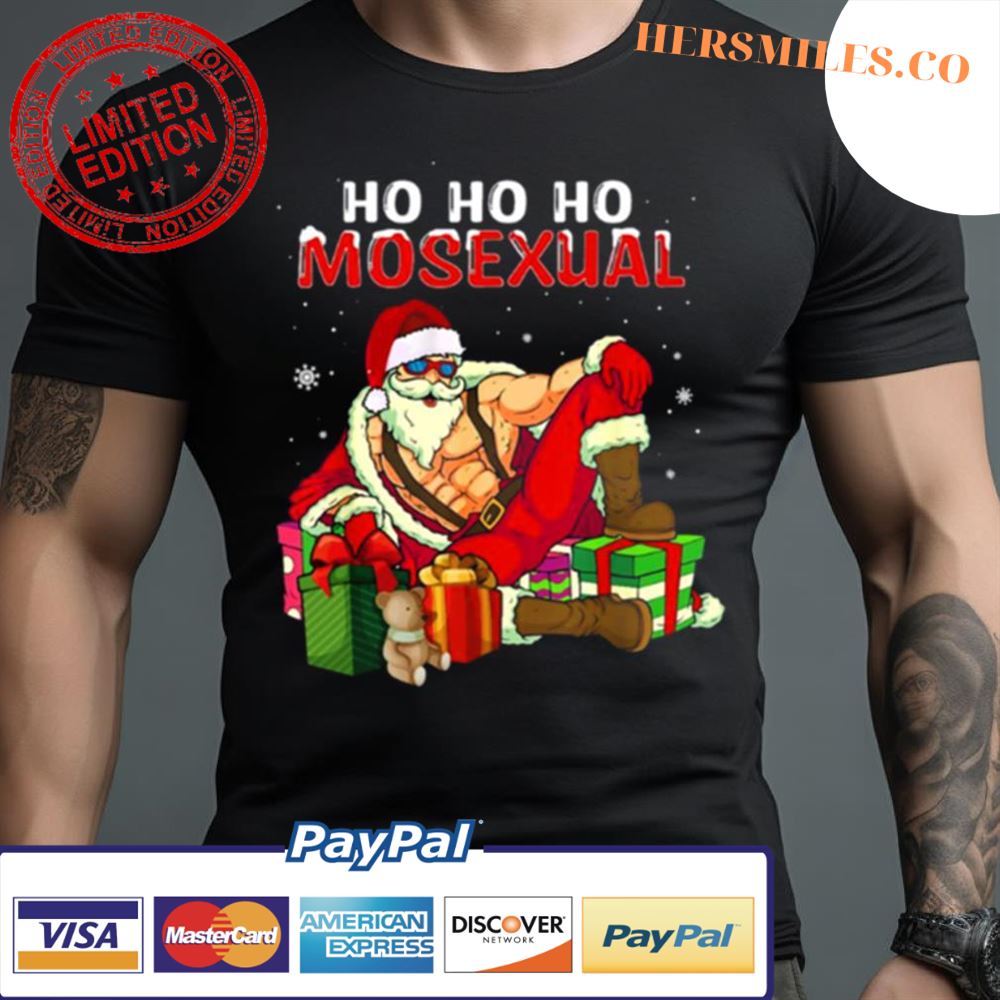 Ho Ho Ho Mosexual Gay Santa Lgbt Funny Gay Shirt