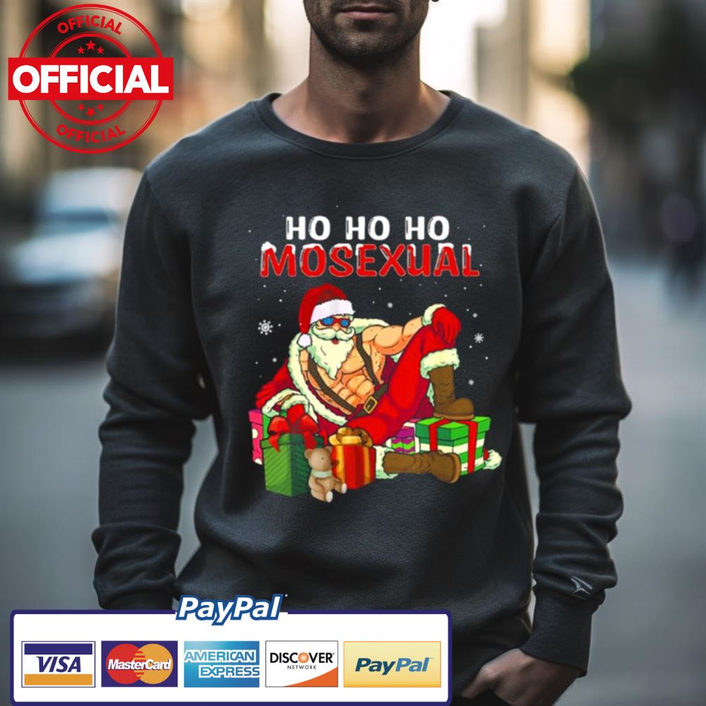 Ho Ho Ho Mosexual Gay Santa Lgbt Funny Gay Shirt