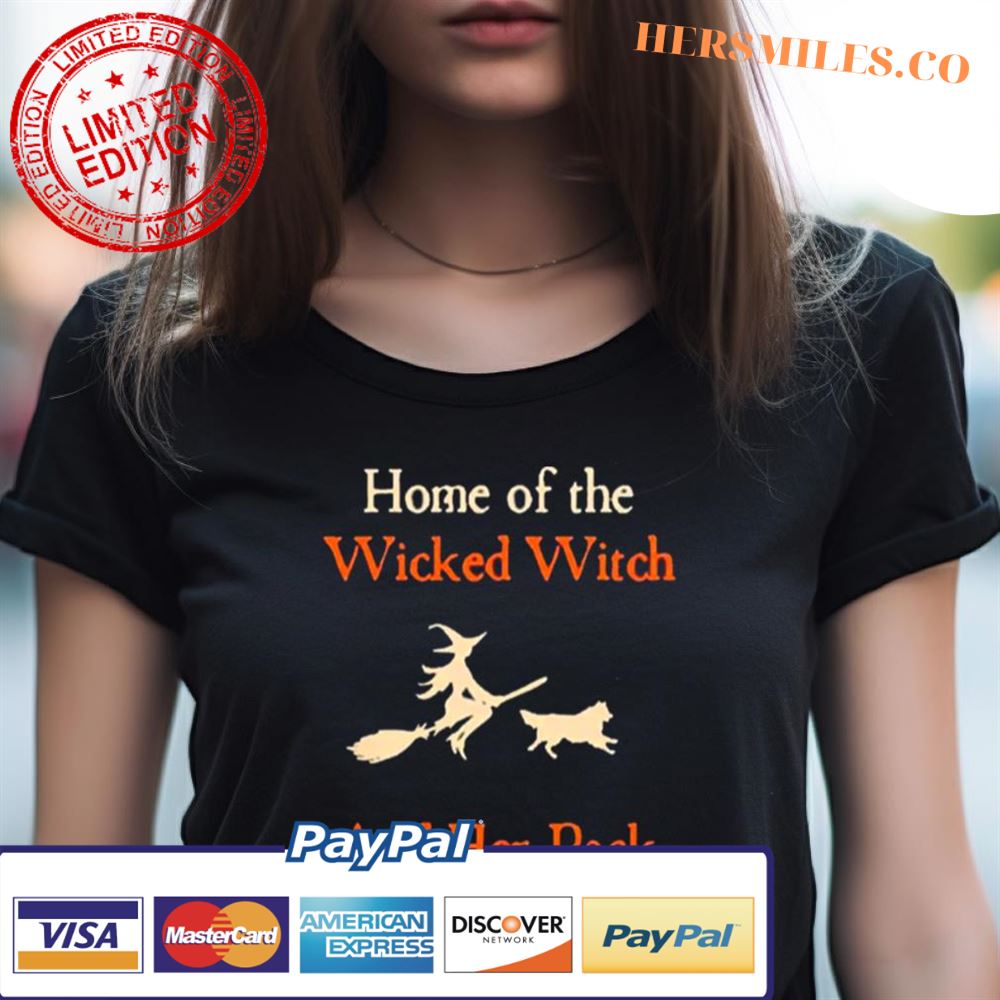 Home Of The Wicked Witch And Her Pack Of Dog Funny Halloween Shirt Home Of The Wicked Witch And Her Pack Of Dog Funny Halloween Shirt
