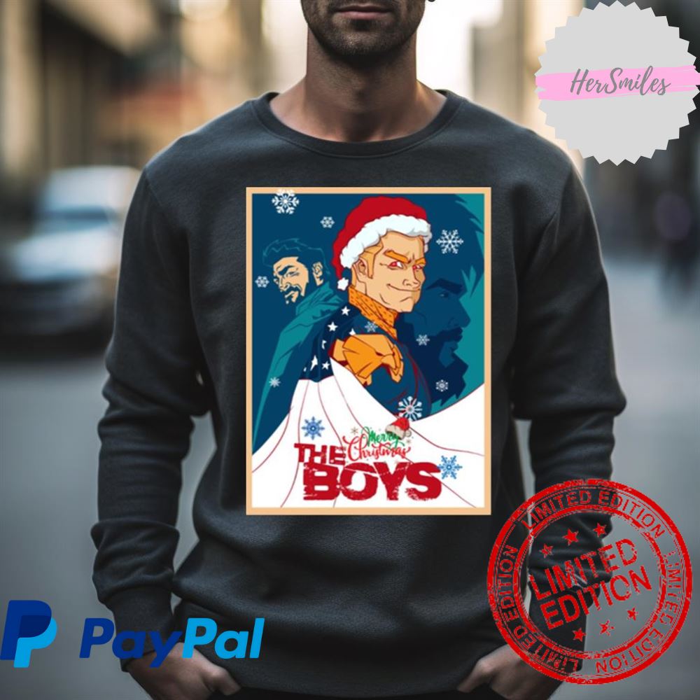 Homelander Les Garçons Joyeux Noel Christmas Shirt